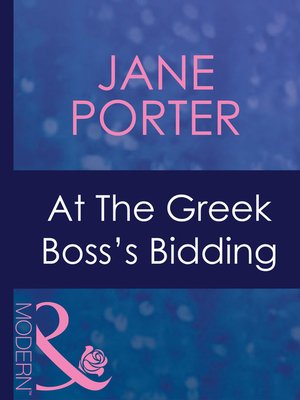 cover image of At the Greek Boss's Bidding